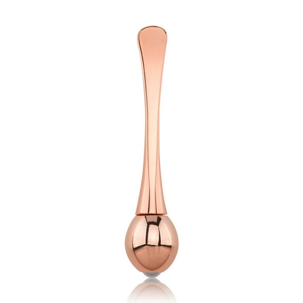 Guardurnaity Masajeador de rodillos para aliviar la hinchazón de los ojos, aplicador de crema, bolsas para los ojos para el hogar, masaje de relajación Tratamientos faciales Oro rosa Guardurnaity CE001423-03