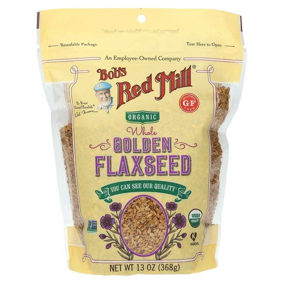 Bob’S Red Mill Organic Whole Golden Flaxseed, 13 Oz