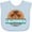 Blue, variant on Inktastic Santa Barbara California Boys or Girls Baby Bib