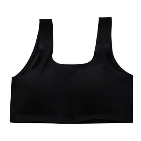 

ZUARFY Women Seamless Ice Silk Bra Underwear Push Up Padded Wirefree Vest Brassiere