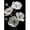 SKU-06, variant on Modern Black and White Flower Posters Abstract Canvas Painting Print Pictures Wall Art Poster Home Living Room Decor Frameless50 x 70 cm (without frame),SKU-03