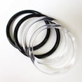 thumbnail image 4 of 2PCS Plastic Round Handles DIY Bag Handle Ring Handmade DIY Handbag Accessories for Handbag Bag Use (10CM Inside Diameter Black), 4 of 7
