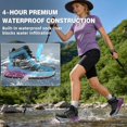 thumbnail image 2 of OrthoComfoot Women's Orthopedic Waterproof Hiking Boots for Outdoor Wear, 2 of 6