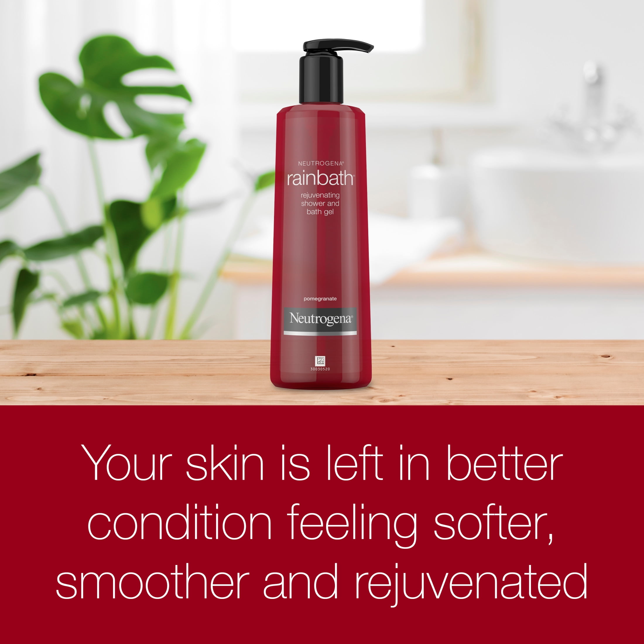 Neutrogena Rainbath Rejuvenating Shower/Bath Gel, Pomegranate, 16 oz