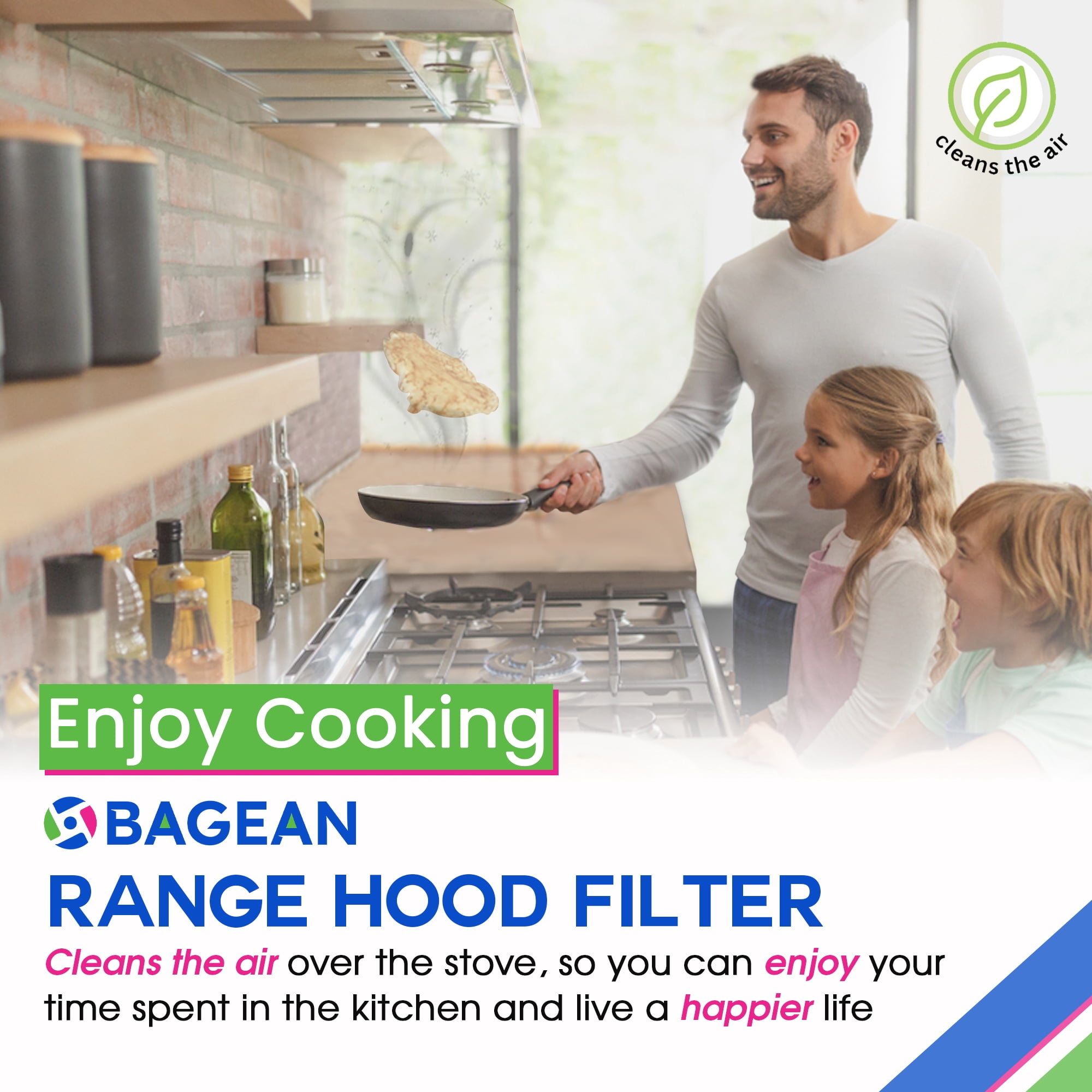 Range Hood Filter Replacement 10.5" x 8.8" for 41F 97007696 Broan Charcoal Grease Filter Combo - Ductless Hood Filter - Metal Mesh Screen Filters Grease and Carbon Freshens Kitchen Air (2-Pack)