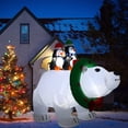 thumbnail image 4 of Oso Polar Inflable Navideño de 2.4 m con Luces LED para Exterior, 4 of 8