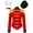 Red, variant on Haitryli Women's Circus Ringmaster Costume Halloween Cosplay Costume Tassel Tailcoat Jacket with Red M