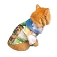 thumbnail image 5 of Happy St. Patrick’s Day Pomeranian with Green Hat Shamrocks Rainbow Hawaiian Summer Shirt for Small Medium Large Dog Cat Pom Dog Lover Gifts - 03007, 5 of 6