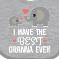 thumbnail image 4 of Inktastic Best Granna Ever Grandchild Boys or Girls Baby Bib, 4 of 4