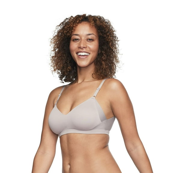 Warners No Side Effects® Underarm and Back-Smoothing Comfort Wireless Lift T-Shirt Bra RN2231A Color: Mink Size: MEDIUM
