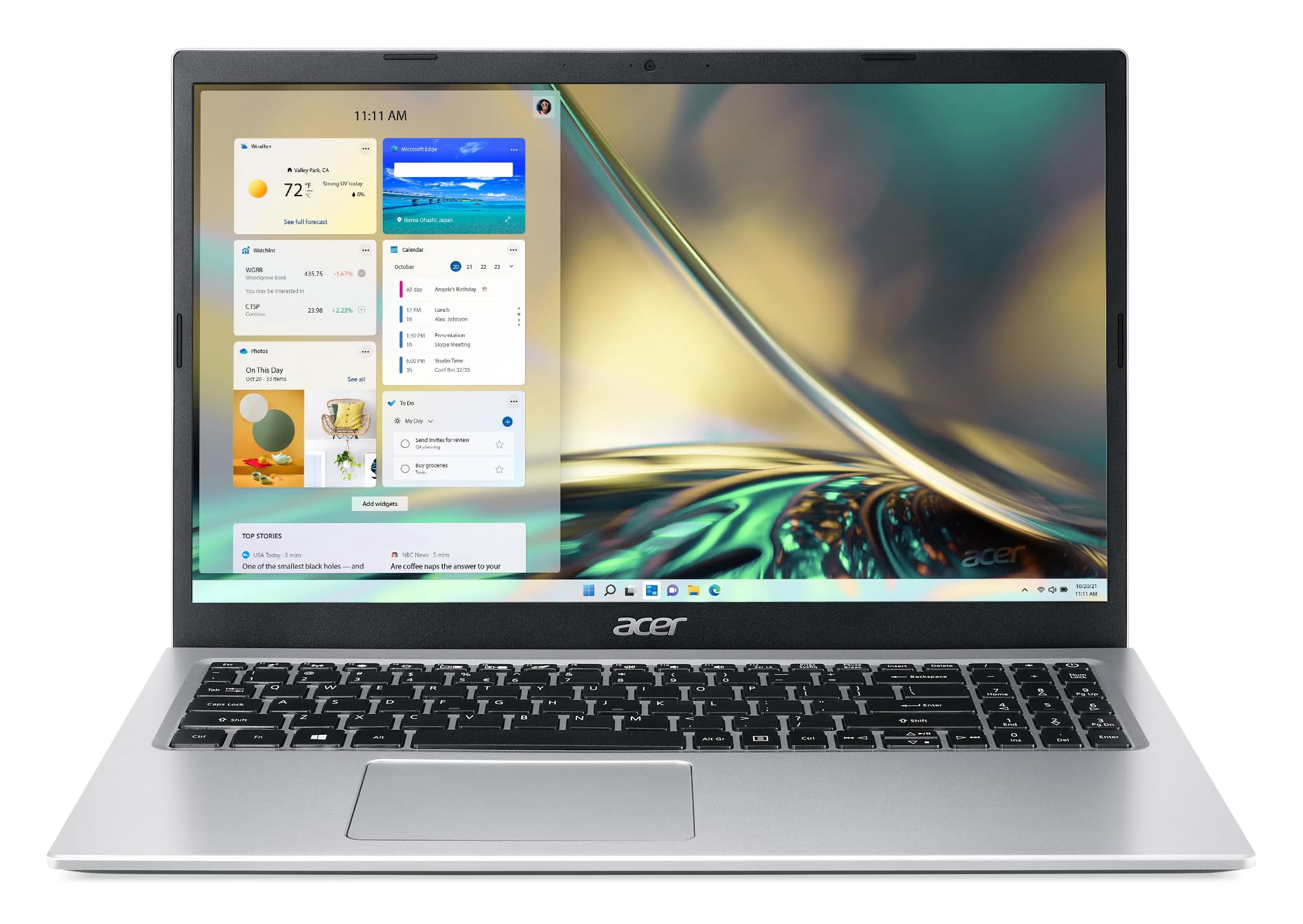 Acer Ordenador Portátil Acer Aspire 3 A315-58-74ke Slim 15.6 Pulgadas I7 8 Gb 512 Gb Ssd