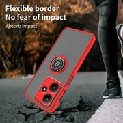 Case for Infinix Hot 30i Case with Stand, Compatible with Magnetic Car Phone Mount, Ultra Slim Infinix Hot 30i Phone Case for Women Men Shockproof Protective Cases Cover (Dark Green)