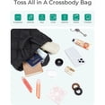 thumbnail image 3 of Women's Shoulder Bags, Quilted Grid Quilted Handbag, Crossbody Bag, Small Purse, 3 of 4