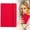 Red, variant on Notebook A6 Hardcover Pocket Journal with Pen Loop, 160 Pages College Ruled Memo Notepad for Purse and Daily Notes