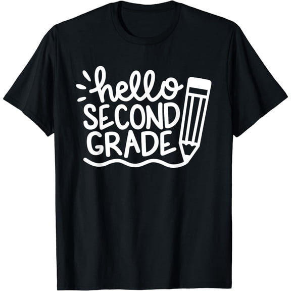 Hello 2nd Grade Second Grade Teacher Student Back To School T-Shirt