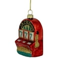 thumbnail image 3 of Northlight 3.25" Lucky 7's Jackpot Slots Glass Christmas Ornament, 3 of 5