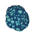 thumbnail image 2 of Kdxio Daisies Flowers Print Shower Cap for Women,Elastic and Reusable,Double Waterproof Layers Bathing Hat, 2 of 9