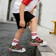 thumbnail image 7 of FUNCOO PLUS Toddler Kids Light Up Sneakers Boys Canvas Shoes, Racing Car, Size 1, 7 of 7