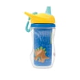 thumbnail image 3 of Nuby 2pk 9oz Active Sipper Insulated Cup with Vari-Flo Valve & Carabiner Clip, Dinos & Sea Creatures, 3 of 8
