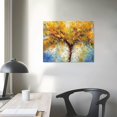 thumbnail image 4 of Nawypu  Large Tree Wall Art Love Heart-Shaped Tree of Life Picture Painting Prints Orange Modern Abstract Artwork Home Office Living Room Bedroom Decoration Framed Ready to Hang, 4 of 6