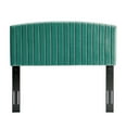 thumbnail image 3 of Ergode Rebecca Performance Velvet King / California King Headboard - Teal, 3 of 5