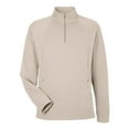 thumbnail image 4 of North End NE200 Men's Rhythm Waffle Quarter-Zip Pullover-OATMEAL-3XL, 4 of 6