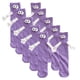 thumbnail image 1 of Calcetas Modernas Animadas MagSoxPurple 5Pares Morado 5-9.5US Animados Calcetines Tubo Medio Magnéticos Poliéster., 1 of 5