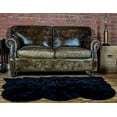 thumbnail image 3 of 3' x 5' Black Natural Sheepskin Area Rug, 3 of 3
