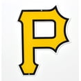 thumbnail image 1 of Pittsburgh Pirates 12" P Lasercut Steel Logo Sign, 1 of 1