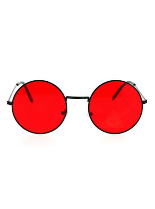 Round Sunglasses in Sunglasses | Red