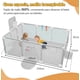 thumbnail image 4 of Corralito para Bebé Corral Infantil 230 x 122 x 65cm 230cm Gimnasio de Juegos Diseño de la Tela Oxford Modelo Gris, 4 of 4