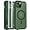 Deep Green, variant on Magnetic for iPhone 14 Case, [Compatible with MagSafe] [Full Camera Protection] [14FT Drop Protection] Shockproof Protective Slim Translucent Matte Phone Case for iPhone 14, Deep Green