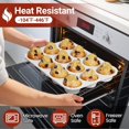 thumbnail image 6 of MetalM - Silicone Muffin Pan, Cupcake Pan 12 Cups Regular Size Muffin Tin Non Stick Muffin Pan for Baking Banana Muffin, Cupcake, Egg Muffin 2 Pack Confetti, 6 of 13