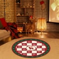 thumbnail image 6 of Lzobxe Christmas Decoration Round Carpet For Living Room Washable Soft Circle Rugs for Bedroom Christmas Round Floor Carpet for Dining Room Xmas Holiday Decor, 6 of 6