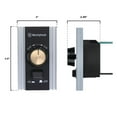 thumbnail image 5 of Westinghouse Lighting 7788600 Variable Speed Rotary Ceiling Fan Wall Control, 8A Compatible with Jax Industrial-Style Ceiling Fans - Black & Nickel, 5 of 7