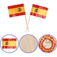 thumbnail image 5 of 1Pcs Spain Toothpick Flags,Spain Decoration,Spanish Themed Party Decorations,Mini Cupcake Picks Food Cocktail Accessories Theme Cakes Cupcake Pick Sticks, 3.5x6.5, 5 of 5