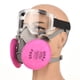 thumbnail image 5 of Respirador Irfora Máscara de media cara reutilizable con filtro P100 2091 Cubierta de media cara con gafas 6200 Máscara de gas Protección respiratoria Respiradores para decoración de pintura orgánica Irfora Respirador, 5 of 7
