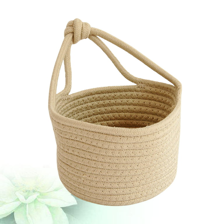 Farmlyn Creek Cotton Woven Baskets for Storage, Grey Organizers (3 Siz