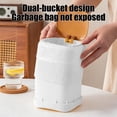 thumbnail image 6 of Small Push Button Trash Can for Countertop, Desktop Wastebasket with Lid, Compact 5.7 Inch Recycle Bin for Bedside Table, Office Desk, Bathroom, 6 of 7
