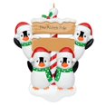 thumbnail image 4 of Maxora Personalized Gifts for Christmas Personalized Christmas Ornament Family 4 North Pole Penguin Free Customize, 4 of 9