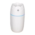 thumbnail image 1 of Humidificador de aire silencioso de 300 ml con luz nocturna y difusor de aroma alimentado por USB para coche. Blanco, 1 of 9