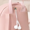 thumbnail image 3 of ZTTD Fashion Lady Shoulders Small Backpack Letter Purse Mobile Phone Messenger Bag, 3 of 9