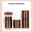 thumbnail image 5 of Telescopic Brush With Dustproof Cover Soft Dense Bristles for Elegant Makeup, 5 of 8