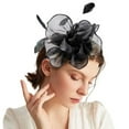 thumbnail image 2 of Headbands for Women, Fashion Headbands, FNGZ Women's Fascinator Hat, Tea Party Headband, Wedding Cocktail Hair Clip, 2 of 4