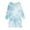 Multicolor, variant on Girls' Dresses Girls' Long Sleeve Light Blue Cloud Print Dress A-Line Daily Spring Casual Kids Outfit