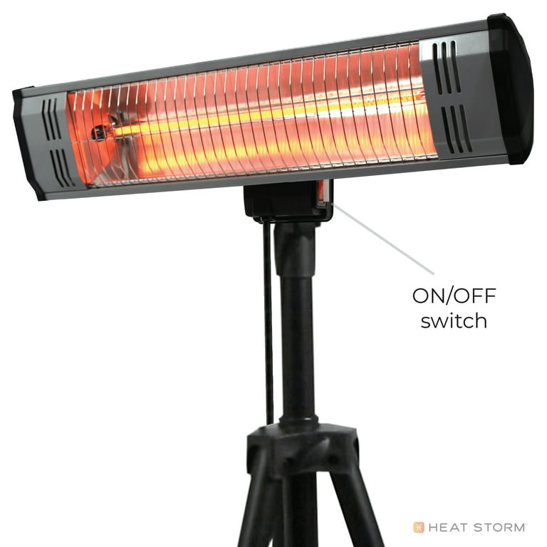 Heat Storm Infrared Tradesman 1500 Watt Electric, Outdoor Heater with  Tripod - Walmart.com