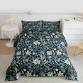 thumbnail image 2 of Homewish Chic Floral Flowers 3 Pieces Queen Comforter Set For Kids Teens Adults,Exotic Style Ultra Soft Bedding Sets,Retro Vintage Bedding Comforter Set,Ultra Soft Home Decor,Reversible, 2 of 8