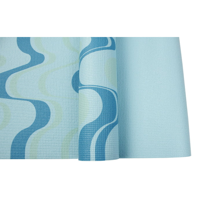 Athletic Works Printed Yoga Mat 3mm, 68in long and 24in wide. light weight,  durable, slip resistance 