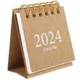 thumbnail image 5 of PAMINGONO Paper Desk Calendar Tracking Daily Life Khaki 1Pcs 3.0*2.5*1.4in, 5 of 8