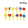 thumbnail image 2 of SHISUYAN 12Pcs/Set DIY Use Sponge Brush Kindergarten Painting Tools Child Graffiti Art Supplies(Random Pattern), 2 of 8